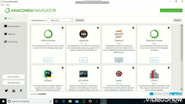 Make first program in python using Anaconda Navigator in Windows 10 смотреть онлайн