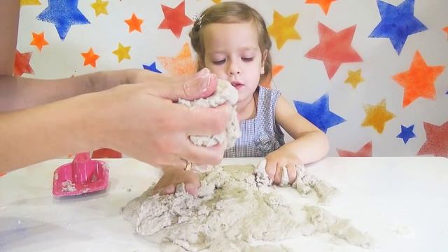 Кинетический песок. Kinetic sand how to make смотреть онлайн