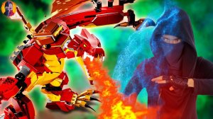 LEGO АТАКА ОГНЕННОГО ДРАКОНА - СТСН ПЕРВЫЕ 3 ПАКЕТА ЛЕГО НИНДЗЯГО НА НИНДЗЯ ХЭЙ!