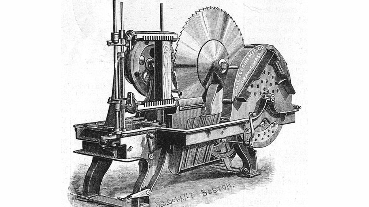 Пила 19 века. Циркулярная пила 18 века изобретение. Табита Бэббит. Первая механическая пила.
