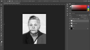 Ретушь фото для гравировки. Очень плохое качество фото.