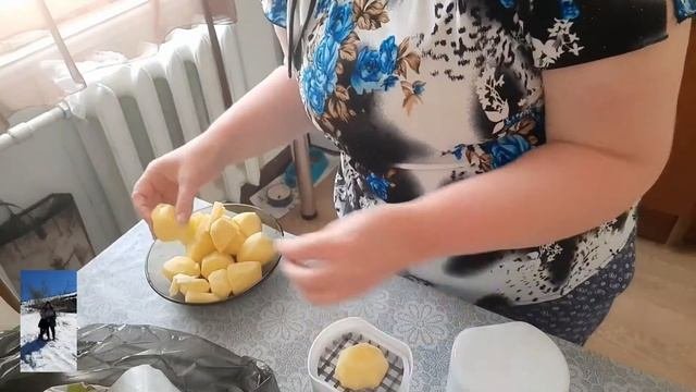 Картошка ?, как быстро её порезать/Жареная картошечка.