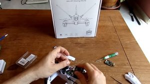 Walkera Rodeo 150 upper side disassembling and VTX upgrade (Courtesy Gearbest)