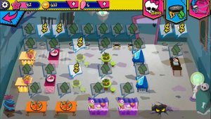 Monster High Minis! Играем в кафе с персонажами Minis Mania!