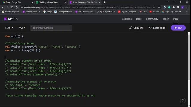 Kotlin Tutorials | part - 15 Arrays in Kotlin