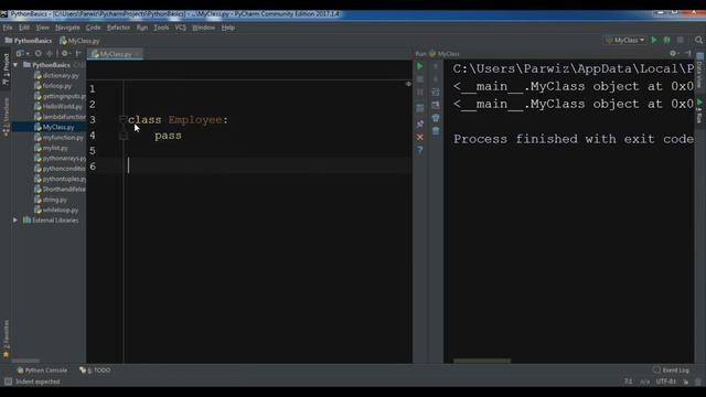 Python Object Oriented Programming Class & Objects #15