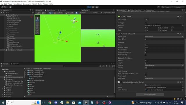 Unity Oyun Geliştirme Kampı - NavMesh ve AI смотреть онлайн