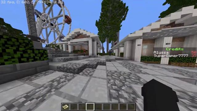 Minecraft Realms - HeroFair Amusement Park Map Tour смотреть онлайн