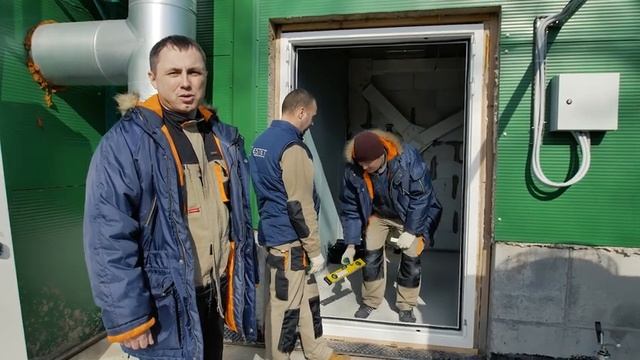 Установка двери с терморазрывом. Инструкция. ESTET