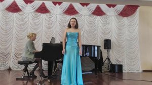 Малюшкина Дарья. 13 лет. Русская народная песня "Родина" обр. С. Сиротина