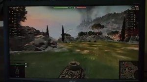 Тест в World Of Tanks -  Core 2 Duo E8400, Radeon R7-240  1 GB.
