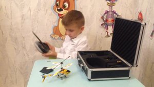 Детское видео Супер Джек и вертолет на пульте управления