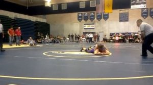 La Cueva wrestling-James Fink wrestling Manzano wrestler in 2012.