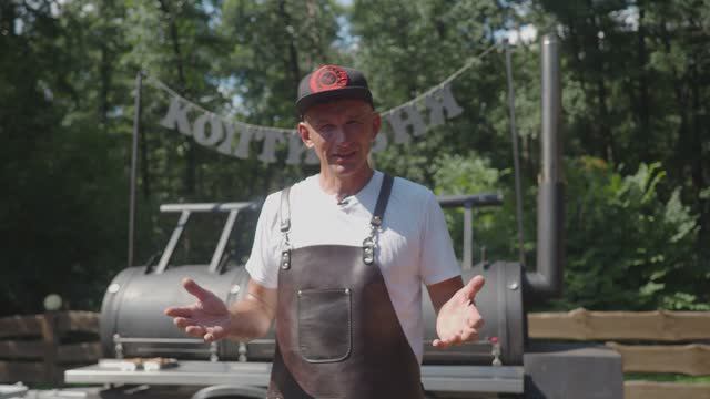 Техасский смокер, накормим мясом 400 гостей