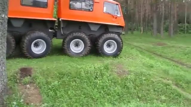 ВЕЗДЕХОД 8x8 на Балансирной Подвеске /All-terrain VEHICLE Suspension travel
