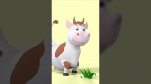 Es una vaca o un perro? Vaya! | Vídeo Divertido de Animales para Niños | HeyKids #shorts