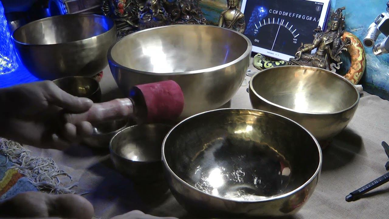 набор Акаша - пространство ( санскрит ) семь чаш 33 - 11 см