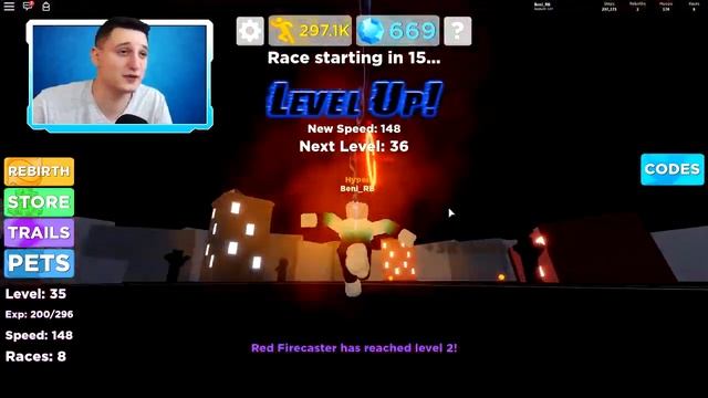 ALL SECRET CODES IN ROBLOX LEGENDS OF SPEED смотреть онлайн