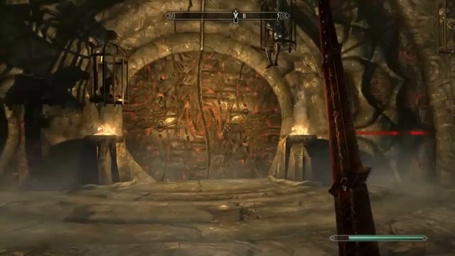 TES 5: Skyrim #Dragonborn - Клинок Бладскал открываем дверь