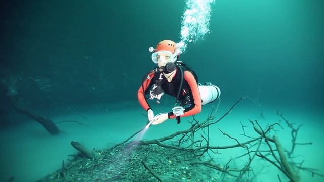 Cenote Angelita: "Underwater River" смотреть онлайн