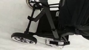 Лыжи Cybex Priam lll, lux тест на снегу 01.01.22
