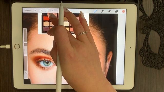 Макияж на Хэллоуин в Procreate| Halloween makeup Procreate