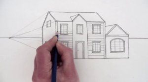 How to Draw a House in One-Point Perspective