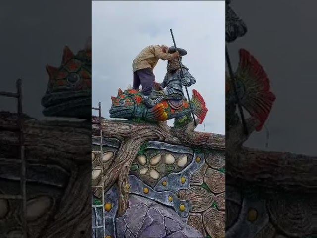 Оформление забора.  парк Еленовка. #сказочнаямастерскаяколесникова