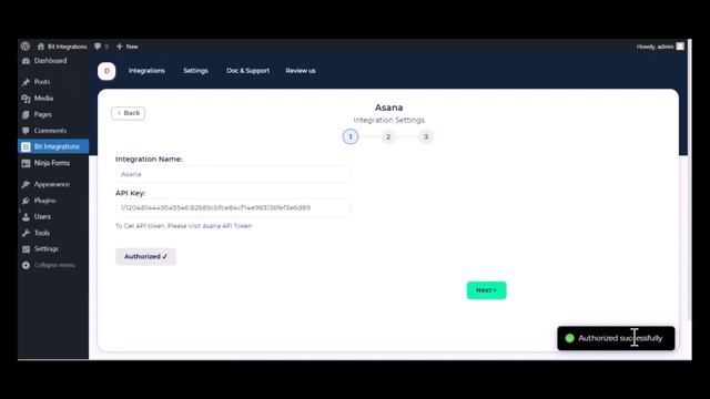 (Free) Integrating Ninja Forms with Asana | Step-by-Step Tutorial | Bit Integrations