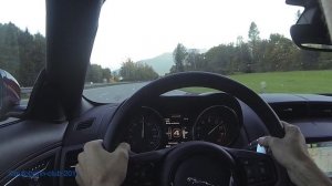 Jaguar F-Type R Coupé - Top Speed 317 km/h - Autobahn Sound, Revs