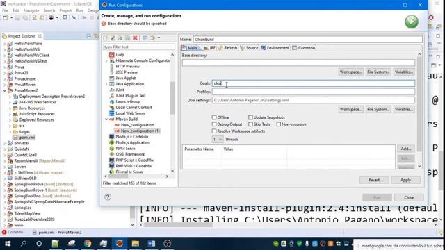 Maven - Clean Install - tutorial JAVA ENTERPRISE