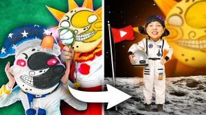 САНДРОП и МУНДРОП ФНАФ СТАЛИ ЛЮДЬМИ! КСЮША теперь АНИМАТРОНИК ФНАФ в реальной жизни!