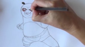 Уроки рисования. Как нарисовать ПАНДУ КУНГ-ФУ how to draw a panda | Art School