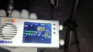 Tecsun AN200 vs Active loop, 855kHz, 23-12-2023