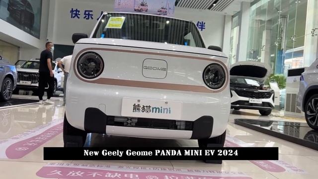 2 Door, 4 Seats, 3 Color Options, New Geely Geome PANDA MINI EV 2024 смотреть онлайн