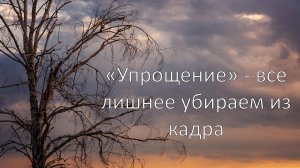 Простой прием в композиции в фотографии. Убираем все лишнее из кадра, фотографируем часть объек.mp4