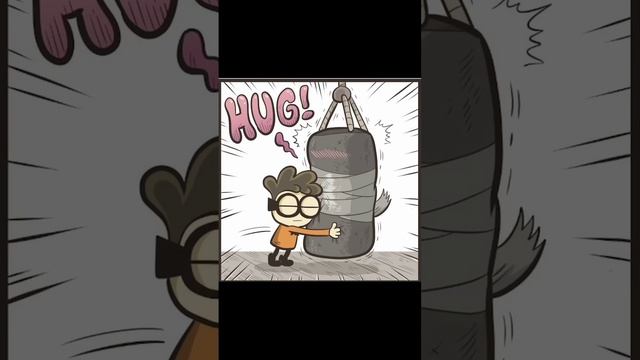 Nerd enjoys drink, Tiger trains (new Nerd and Jock Comic Dub)