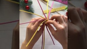 Новогодние игрушки на ЕЛКУ из фаомирана!