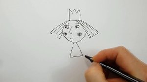 Как Нарисовать Принцессу Холли - Рисуем Маленькое королевство Бена и Холли - Рисование для детей