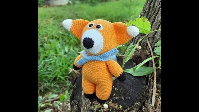 МК по вязанию амигуруми Лисёнок в плаще крючком. Автор: Ирина Артемова
