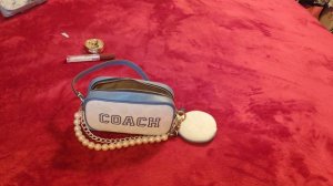 coach Jamie wristlet in Indigo unboxing #coachoutlet #coach #unboxing