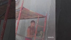 еще раз нанесение короеда и стыковка швов