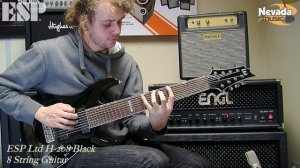 ESP Ltd H-208 8 String Guitar Demo - Sam Bell @ PMTVUK