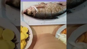 Толстолобик в духовке. Толстолобик с картошкой в духовке.