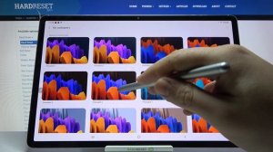 How to Set Wallpaper on SAMSUNG Galaxy Tab S7+ - Default Wallpapers