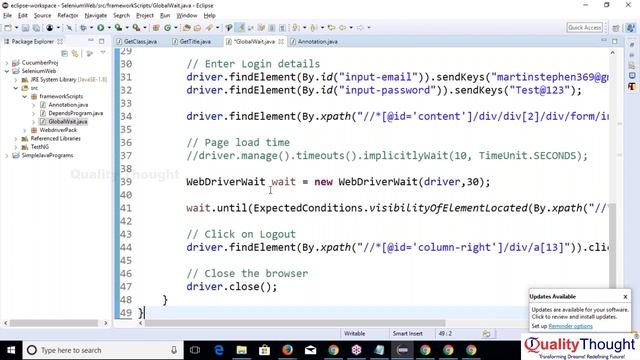WebDriverWait Commands in Selenium - Selenium with Java Tutorial for Beginners | Session - 29