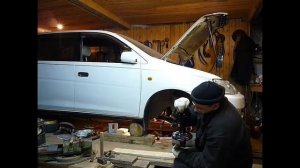 Прокачка стоек KYB своими руками