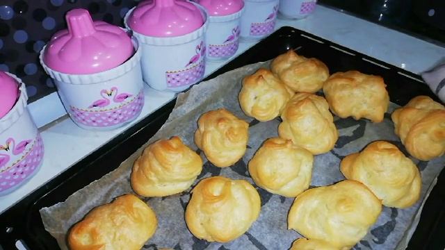 Профитроли рецепт. Заварное тесто. ЭКЛЕРЫ ???