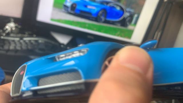 Обзор моделей Bugatti Chiron от Maisto и Welly