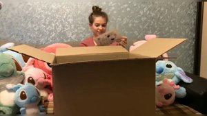 Распаковка мягкой игрушки Стич